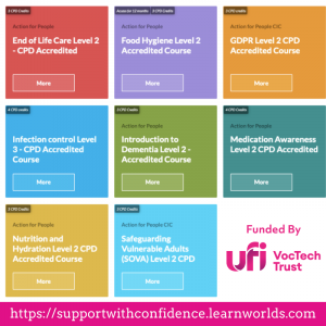 UFI Voch Trust digital training for health and social care workers